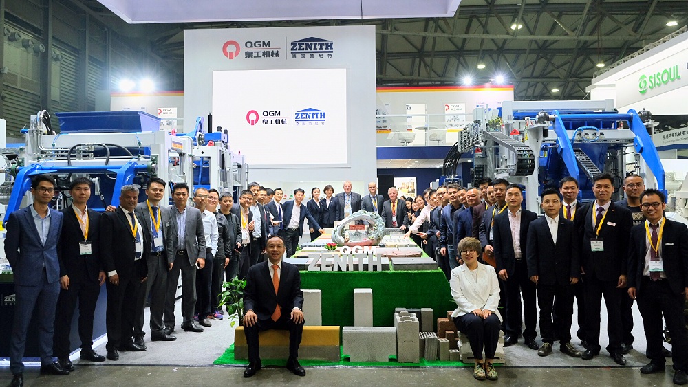 Kecerdasan mengukir jalan, inovasi memimpin masa depan -- QGM bersama German Zenith tampil menonjol di Shanghai Bauma Fair 2018